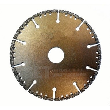 Алмазный вакуумный диск по металлу 125 мм