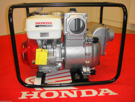 Мотопомпа для грязной воды Honda WT40X, 1640 л/мин