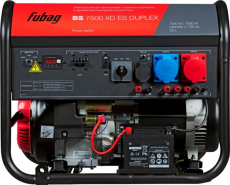 Электростанция бензиновая FUBAG BS 7500 XD ES Duplex