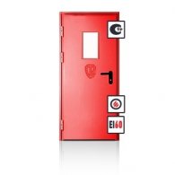 Противопожарная дверь ЕI2-60-970*2080 1 створка со стекл.