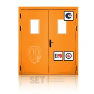 Противопожарная дверь ЕI2-60-1470*2080 2 створки симметр.