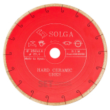 Диск алмазный Solga Diamant HARD CERAMICS сплошной (керамогранит) 250мм/25,4