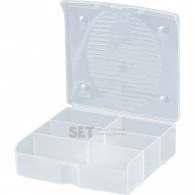 Блок для мелочей (14x13 см) прозрачный матовый Сибртех